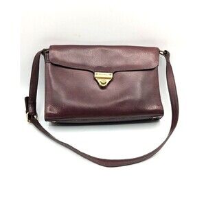 Etienne Aigner Vtg Brown Leather Purse Bag Cordovan 50th Anniversary
